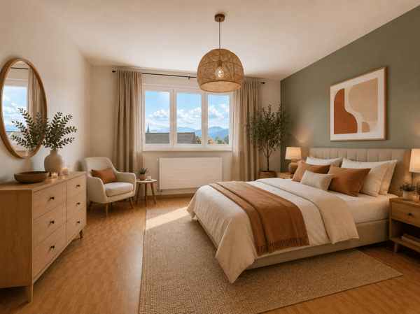 Bel et spacieux appartement de 3.5 pces avec magnifique vue sur les Dents-du-Midi et le lac. 5