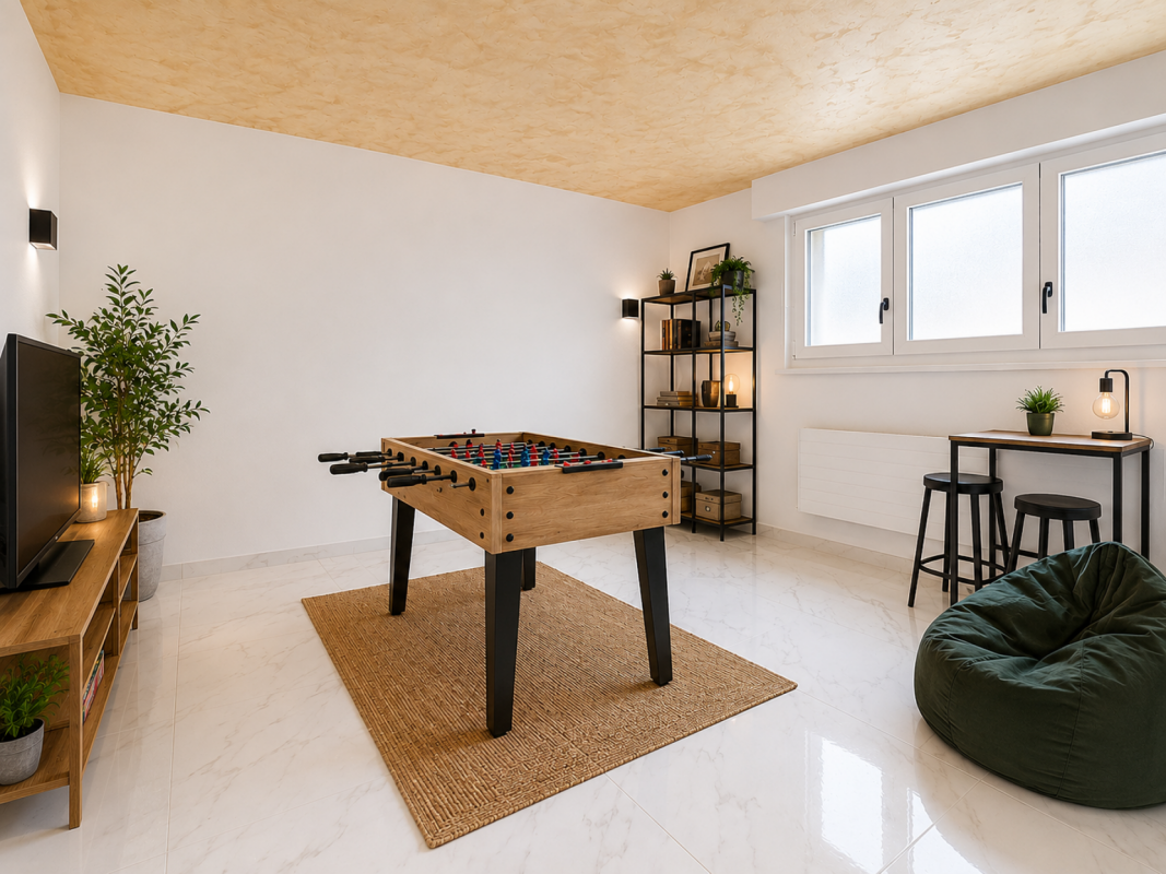 Maison individuelle avec possibilité d'activité indépendante et grande terrasse
