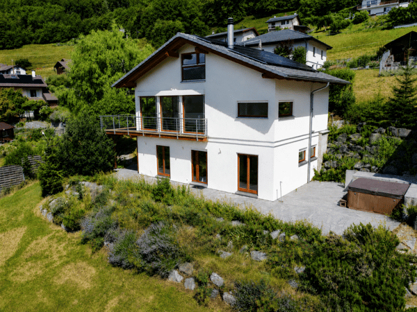 Magnifique villa d'architecte avec spectaculaire vue panoramique sur la plaine et les Dents-du-Midi 2