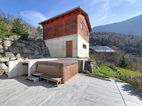 Magnifique villa d'architecte avec spectaculaire vue panoramique sur la plaine et les Dents-du-Midi 21