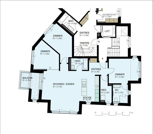 Moderne 4½-Zimmer-Wohnung mit Balkon 16