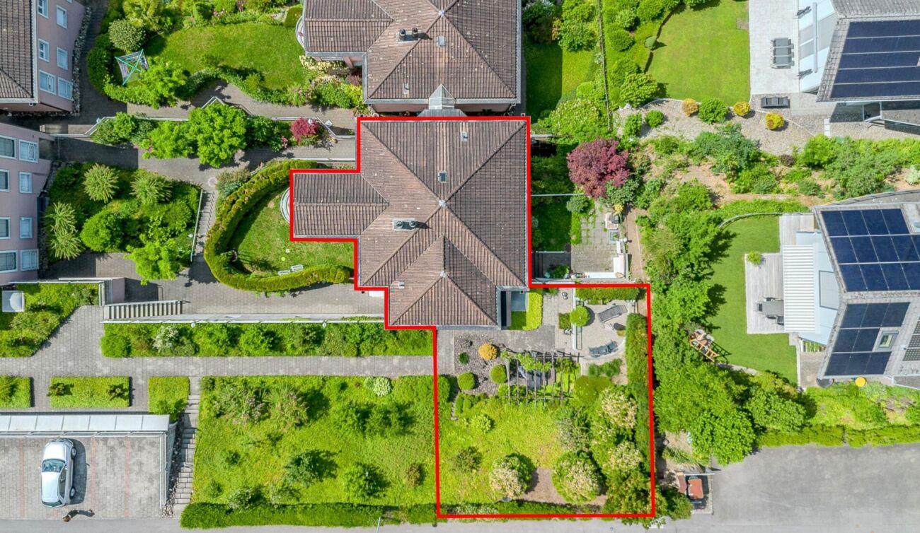 Dachwohnung mit unverbaubarer Aussicht