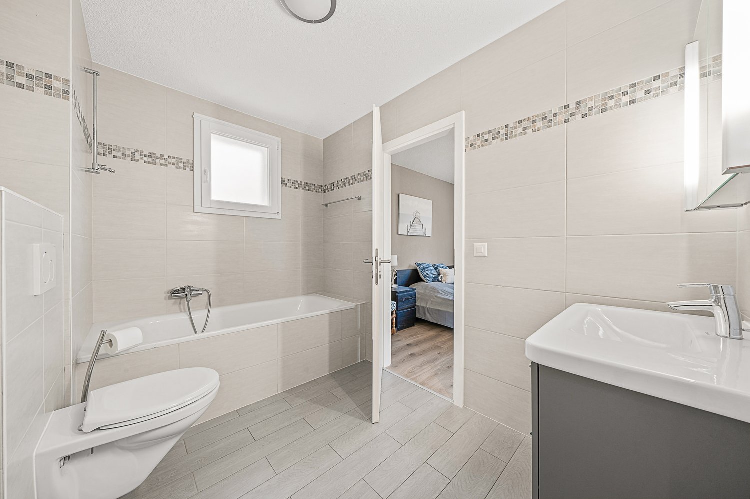 Immobilie in Valeyres-sous-rances - Magnifique appartement-duplex de 5,5 pièces avec balcon, jardin et superbe vue - Bild 9