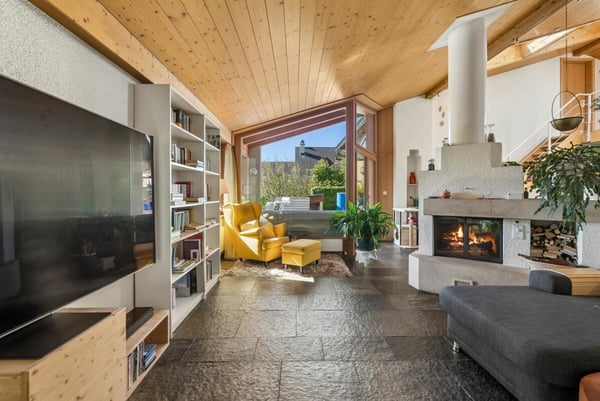 Maisonettewohnung mit Einliegerwohnung, Garten und Aussicht über das Rheintal 7