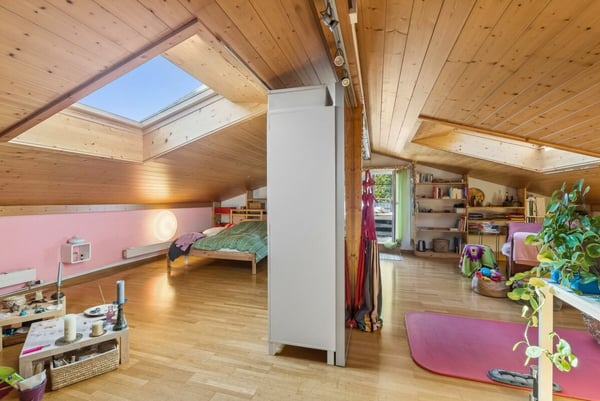 Maisonettewohnung mit Einliegerwohnung, Garten und Aussicht über das Rheintal 12