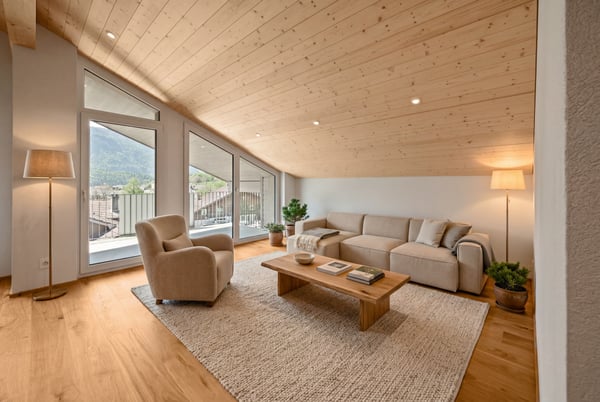 3.5-Zimmer-Dachwohnung mit Bergpanorama 1