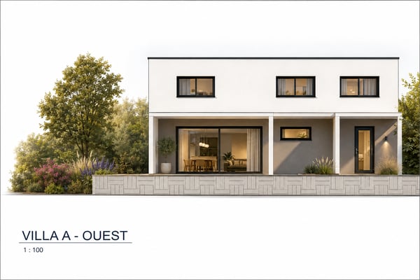 Bassecourt ? Villa neuve 6,5 pièces avec 5 chambres et 3 salles de bains 6