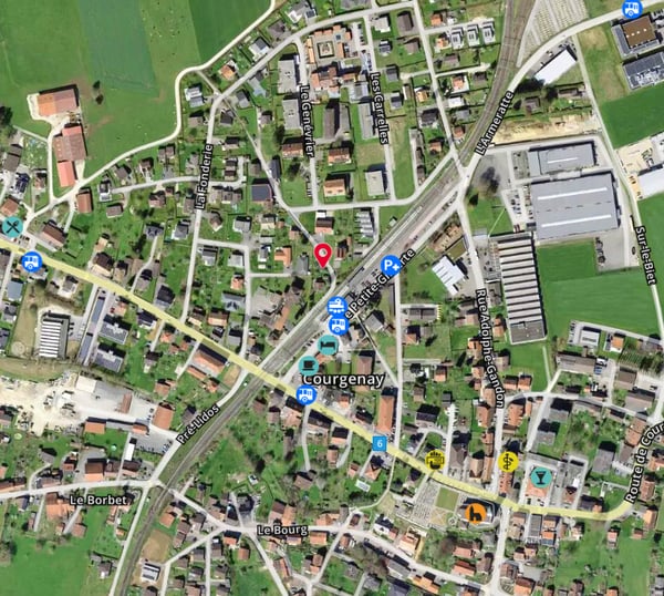 Terrain à bâtir d'env. 500 m² au centre de Courgenay 13