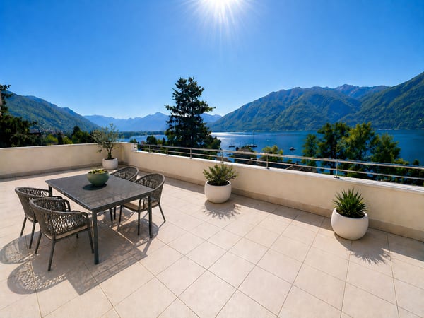 Residenza secondaria - Attico con magnifica vista lago in zona molto tranquilla 4