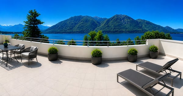 Residenza secondaria - Attico con magnifica vista lago in zona molto tranquilla