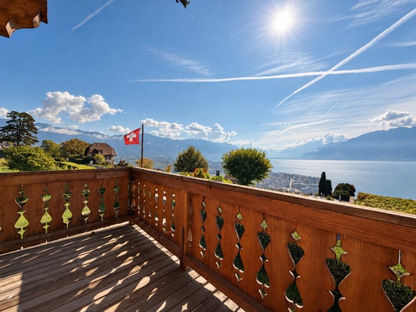 CHALET BERNARDINA - PROPRIÉTÉ HISTORIQUE AVEC VUE PANORAMIQUE SUR LE LÉMAN 2