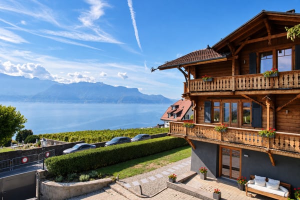 CHALET BERNARDINA - PROPRIÉTÉ HISTORIQUE AVEC VUE PANORAMIQUE SUR LE LÉMAN 3