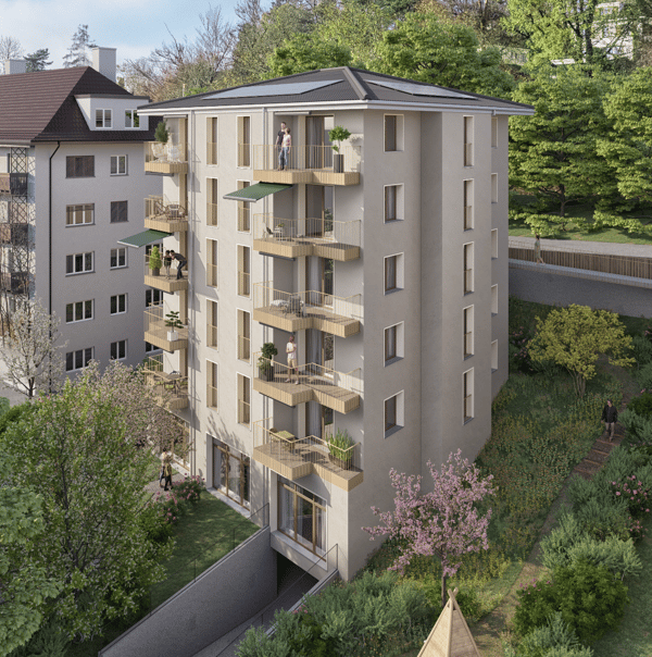 Balcons des Sous-Bois : Appartement 1.5 pièces avec balcon exposé au lever du soleil 2