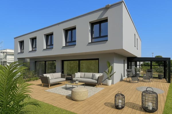 4 villas neuves - un cadre de vie idyllique au coeur de la nature! 1