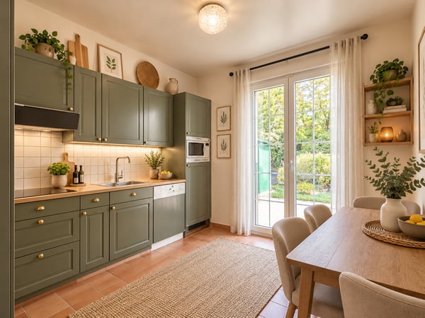 Maison mitoyenne familiale au calme avec petite vue lac 4
