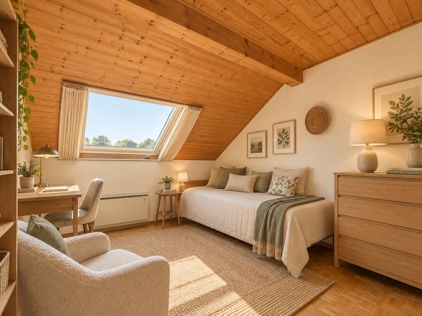Maison mitoyenne familiale au calme avec petite vue lac 13