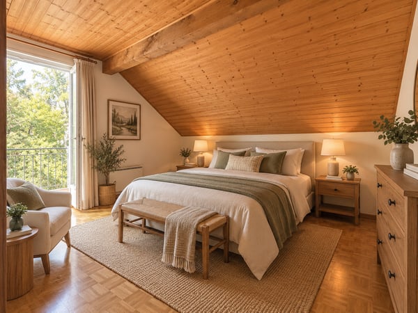 Maison mitoyenne familiale au calme avec petite vue lac 12