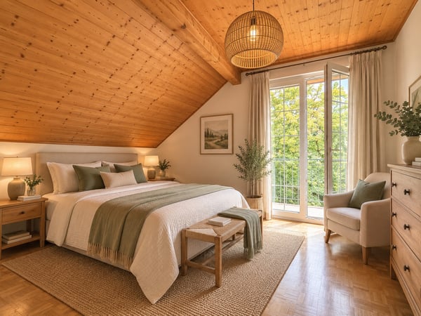Maison mitoyenne familiale au calme avec petite vue lac 11