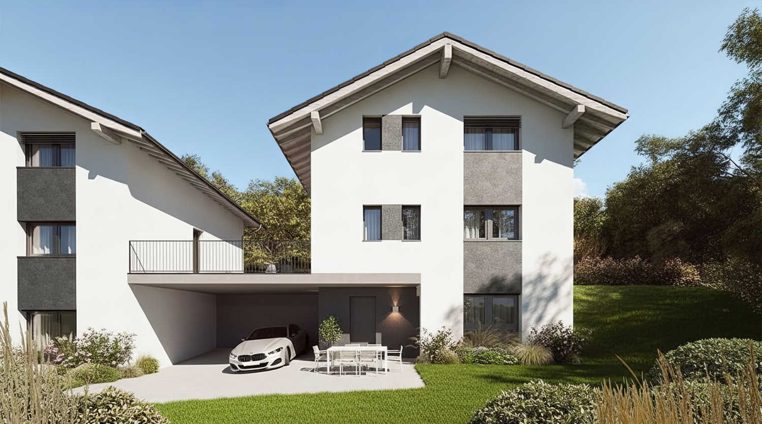 Immobilie in Surpierre - Nouvelle Promotion " Les Collondels" : 5 Spacieuses villas familiale de 8.5 p avec studio indépendant à Surpierre (FR) - Bild 1