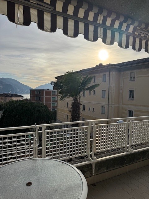 Cassarate splendido appartamento 1.5 locali con vista panoramica 1