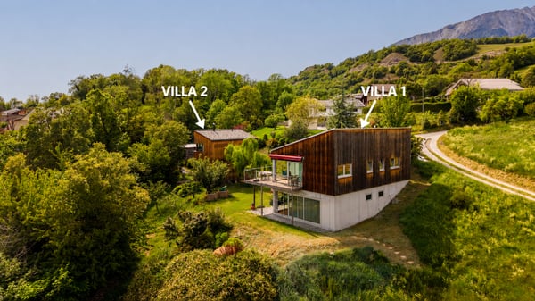 Deux maisons d'architecte dans un écrin naturel préservé à Ayent 1