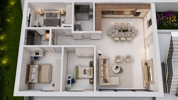 Appartement neuf en terrasse de 4,5 pces à Réchy 1