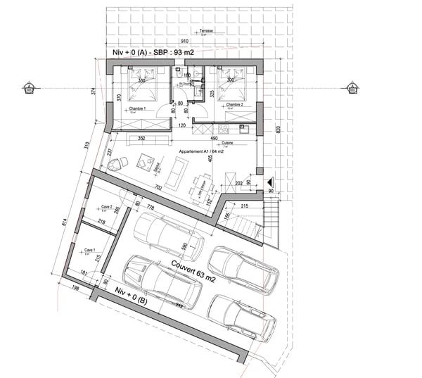 Appartement neuf avec vaste terrasse au coeur de Montana Village 3