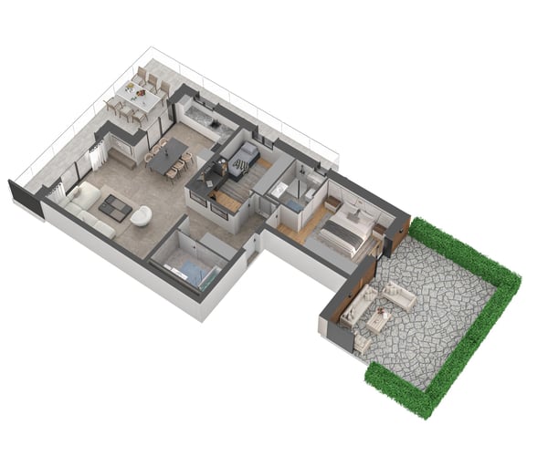 Appartement 3.5 pièces neuf avec terrasse et jardin privatif à Crans-Montana 4
