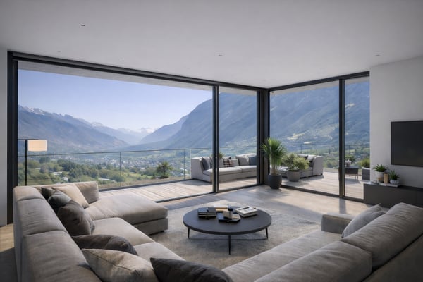 Venthône - Élégant 3,5 pièces en résidence principale avec 150 m² de jardin 4