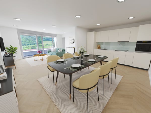 Attikawohnung mit Sicht in den Naturpark Thal - Residenz Jurablick 2