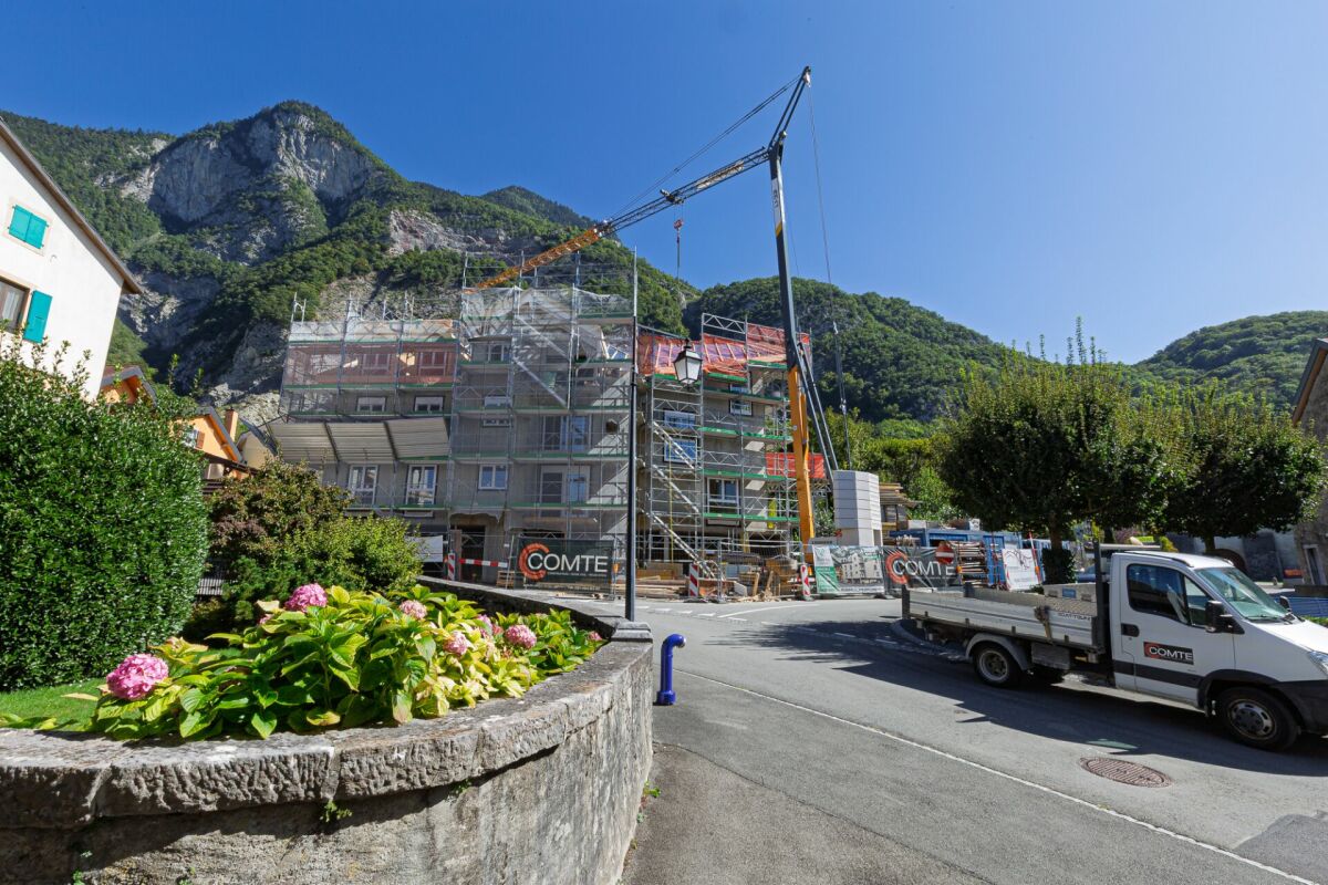 3,5p. tout neuf  jardin et Dents du Midi !