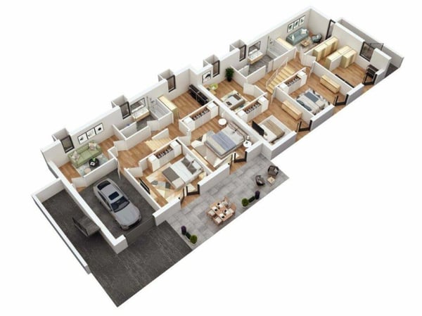 Villa jumelle 1.5 pièces à Prêles 5