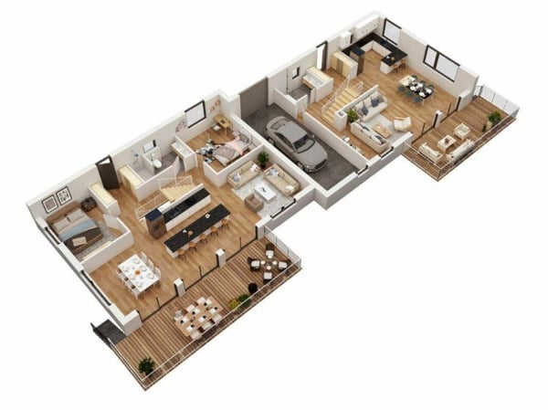 Villa jumelle 1.5 pièces à Prêles 6