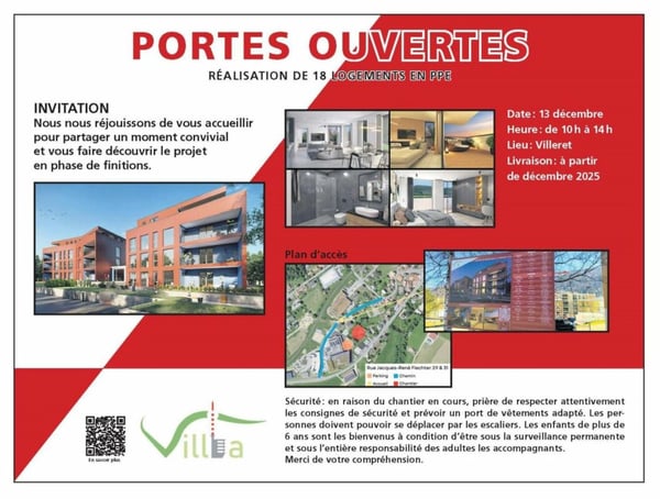 Appartement 1.5 pièces à Villeret 1