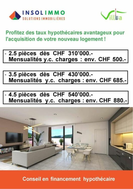 Appartement 1.5 pièces à Villeret 6