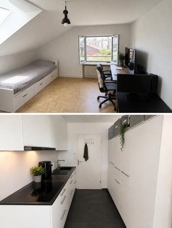 Charmantes 1-Zimmer-Studio an ruhiger Lage nahe dem Thunersee 2