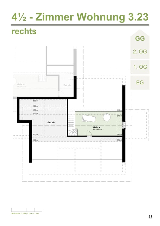 Moderne 4.5-Zimmer-Wohnung mit Balkon  in Bleienbach 3