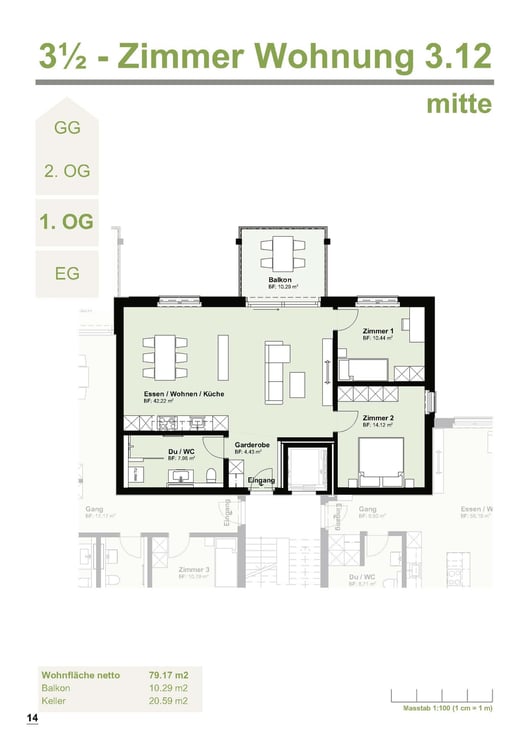 Attraktive 3.5-Zimmer-Wohnungen in Bleienbach 2