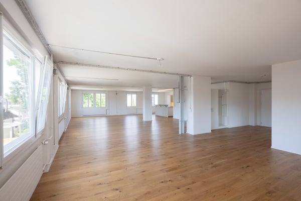 Grosse Familien Wohnung im Grünen und doch Zentral
