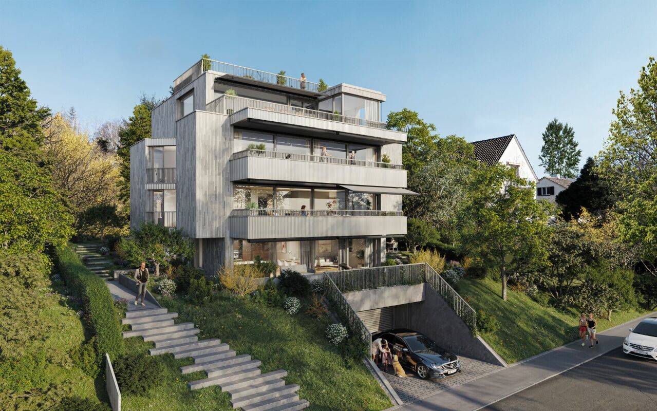 Neubau: Attika-Traum mit privater Dachterrasse