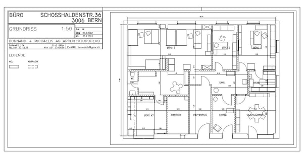 Ihre neuen Büro- oder Praxisräumlichkeiten im ruhigen Schosshaldenquartier 7