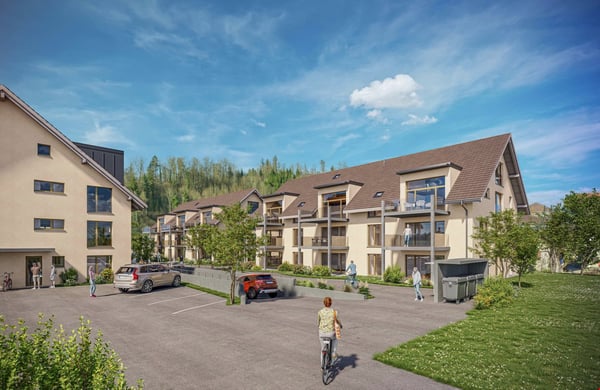 Neubau einer wunderschönen 5.5 Zimmer Dach-Wohnung mit Loggia 2