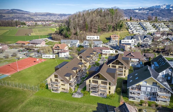 Schöne und grosse Neubau Dachwohnung zu verkaufen 3