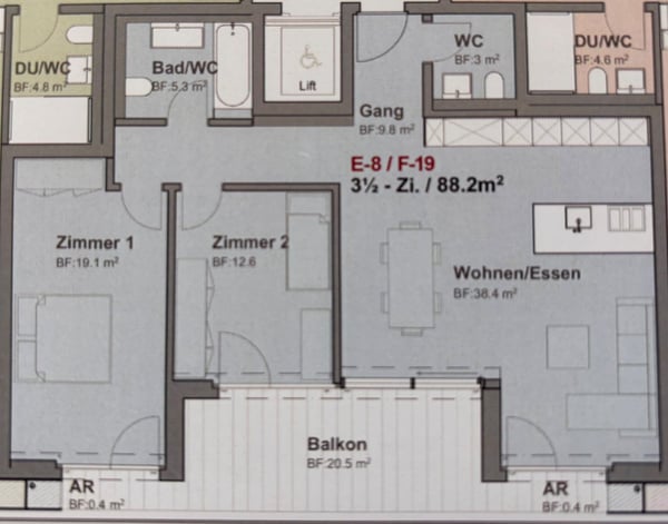 Erstvermietung 3.5-Zimmer Wohnung an zentraler Lage in Steffisburg 4