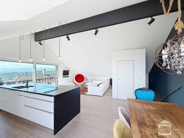 Spacieux duplex de 5.5 pièces avec terrasse et vue sur le Lac Léman 4