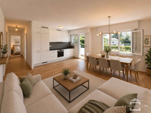 Appartement de 3.5 pièces à deux pas du lac 1