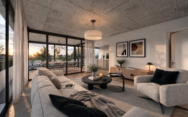 3.5-Zimmer-Attikawohnung mit grosszügiger Dachterrasse 2