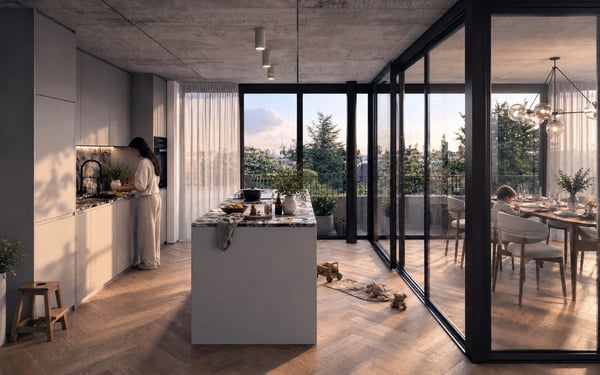 3.5-Zimmer-Attikawohnung mit grosszügiger Dachterrasse 3