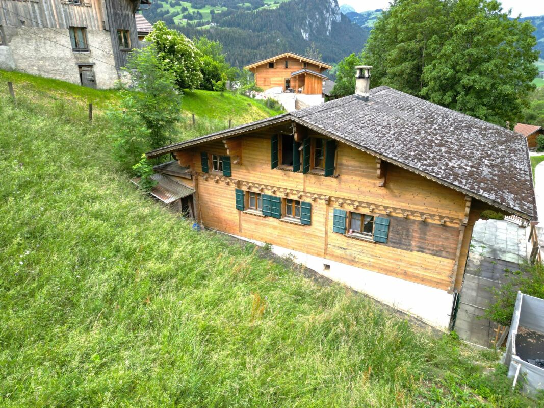 Grosses 7-Zimmer Chalet mit Einliegerwohnung und wunderbarer Weitsicht in Château-d'Oex VD