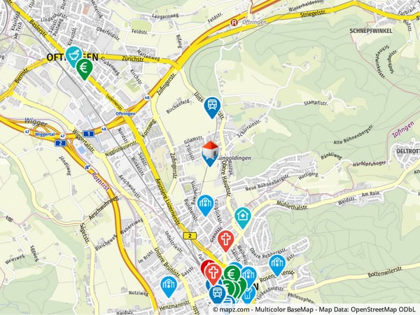 Bauland Oftringen 498 m² - W3 - AZ 0.85 - ruhige Lage 6